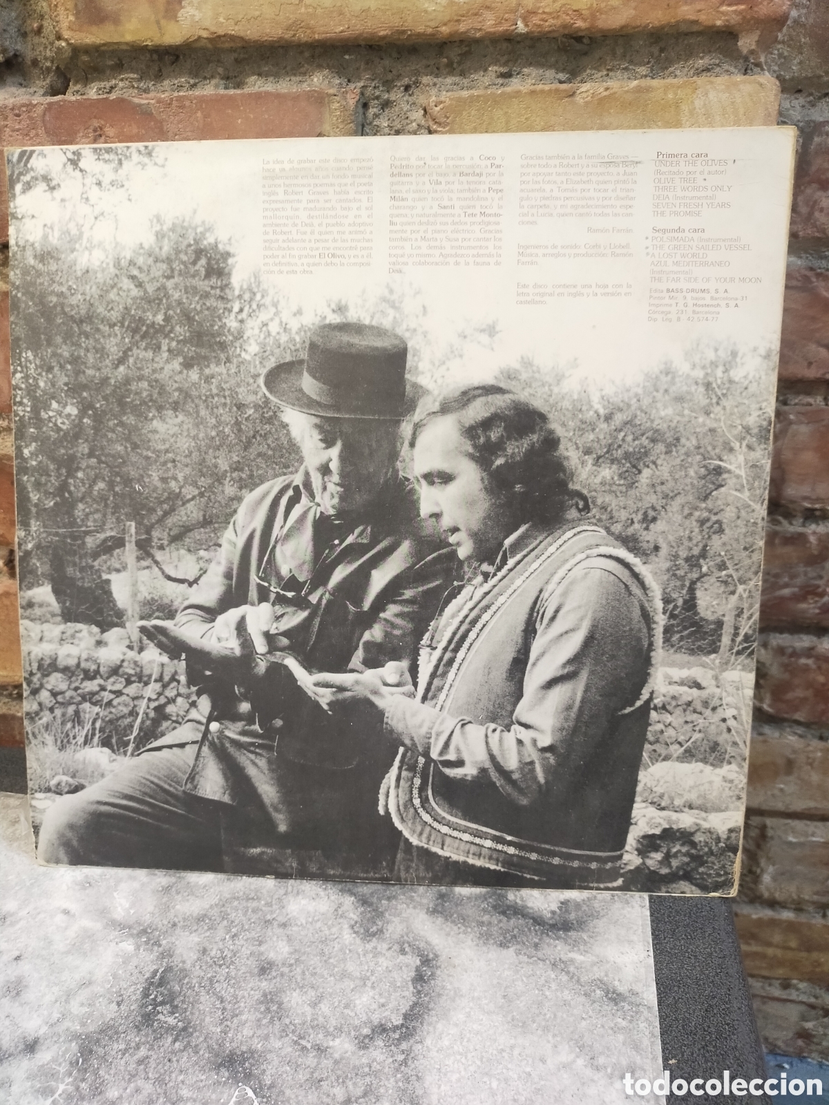 Discos de vinilo: Vinilo El Olivo - Robert Graves y Ram&oacute;n Farr&aacute;n - Foto 2