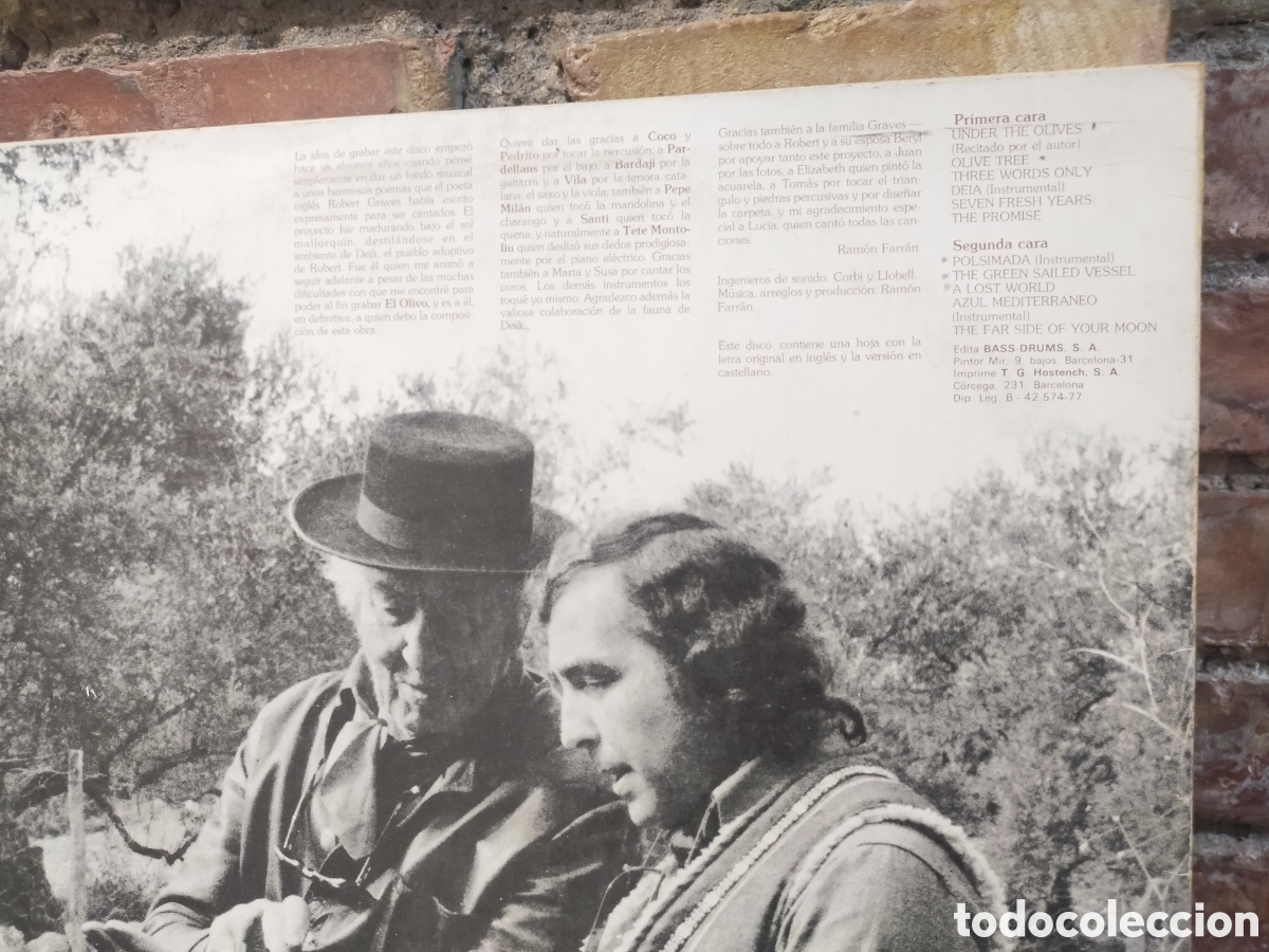 Discos de vinilo: Vinilo El Olivo - Robert Graves y Ram&oacute;n Farr&aacute;n - Foto 3