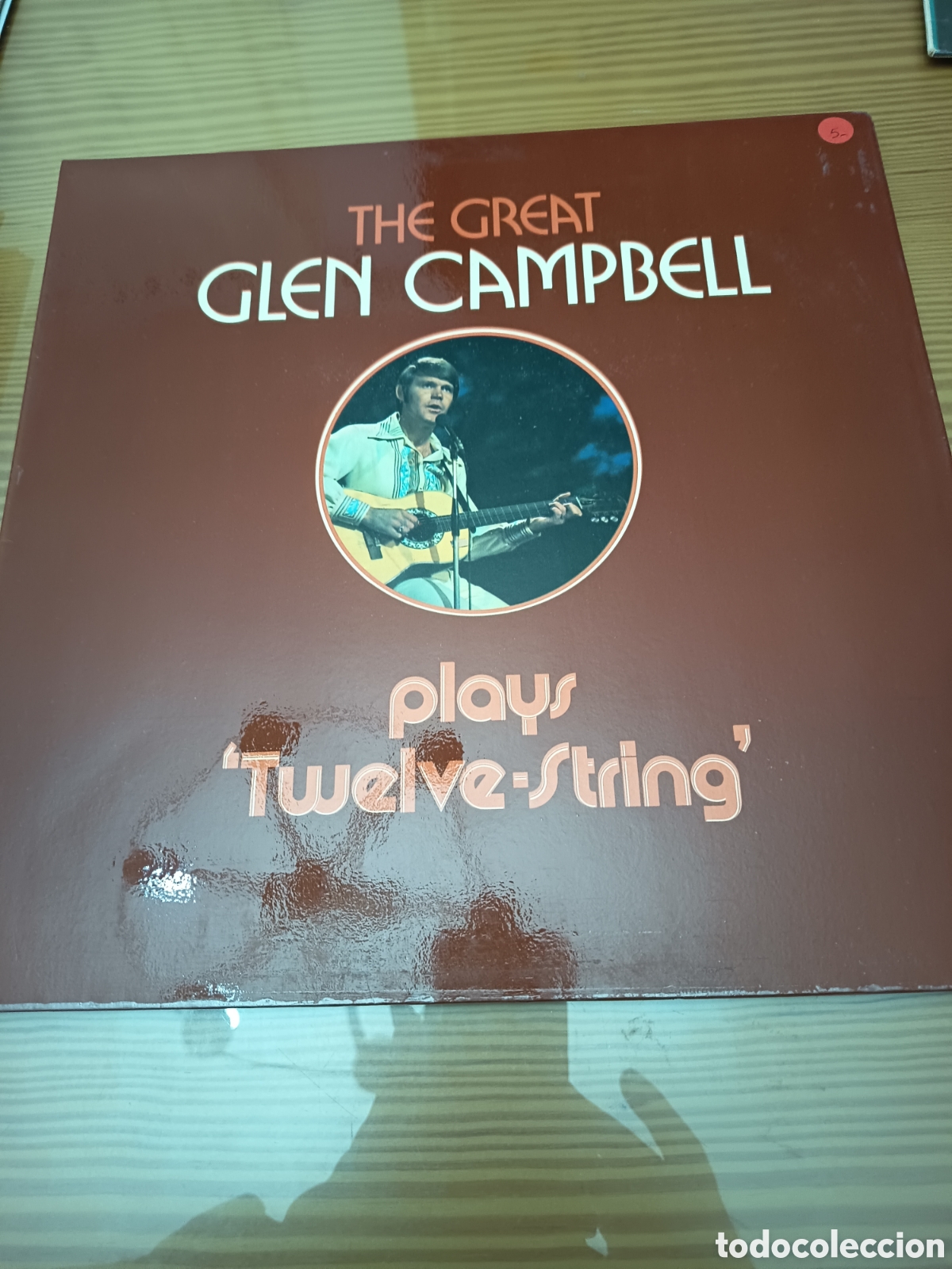 Discos de vinilo: Disco vinilo LP de Glen Campbell &rdquo; Plays Twelve-string &rdquo; muy buen estado