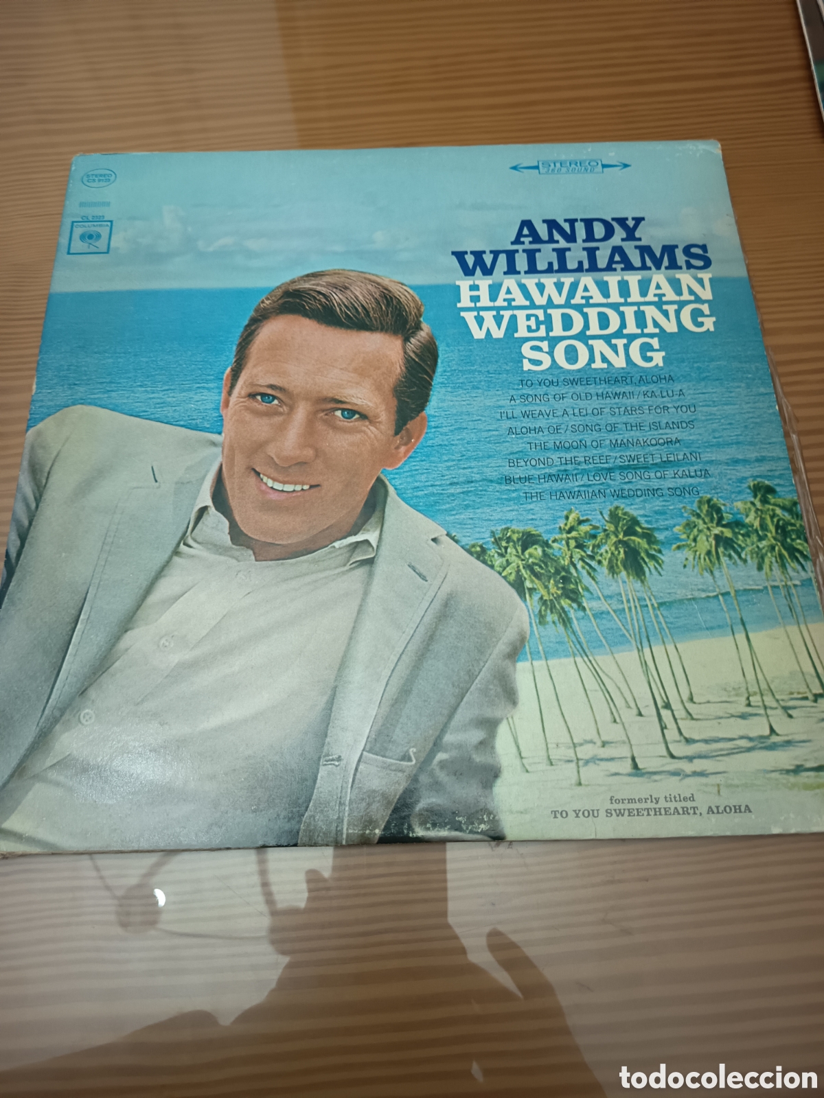 Discos de vinilo: Disco vinilo LP de Andy Williams &rdquo; Hawaiian Wedfing Song&rdquo; muy buen estado