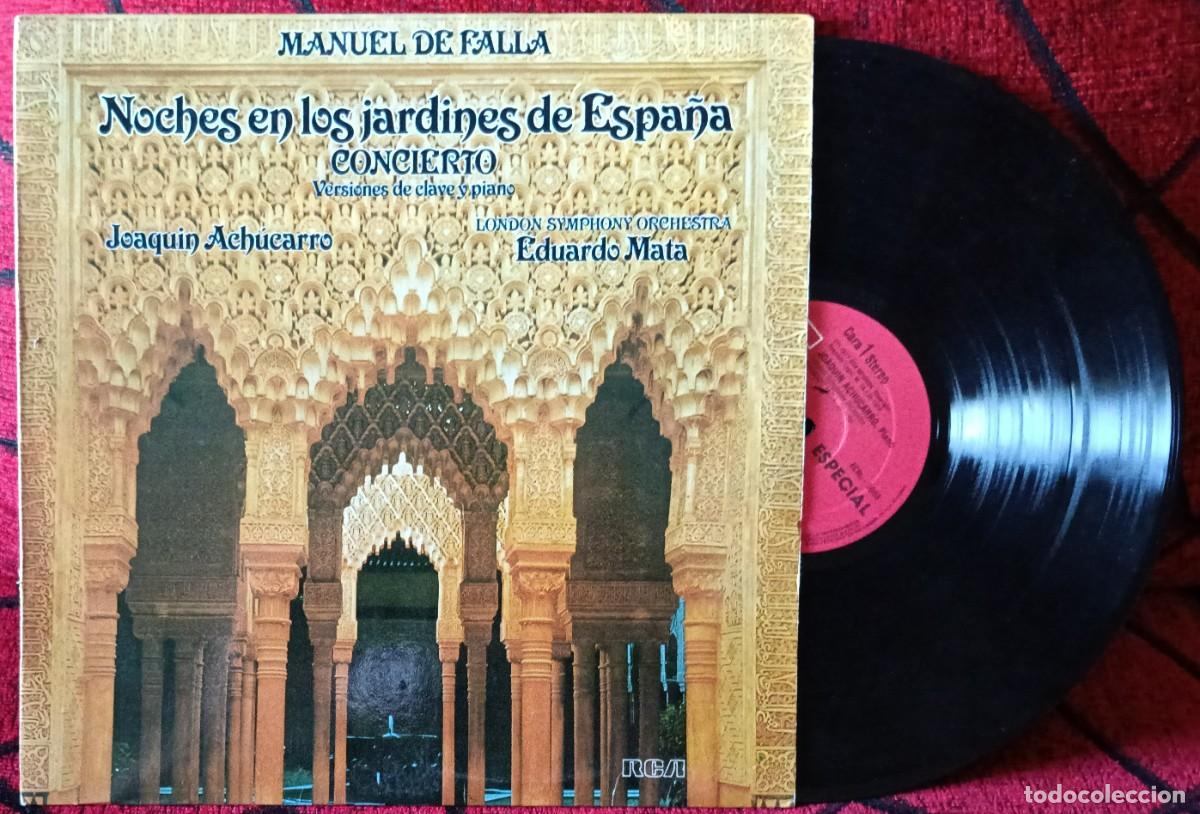 Discos de vinilo: Manuel De Falla, London Symphony Orchestra *Noches En Los Jardines De Espa&ntilde;a* VINILO LP 1978