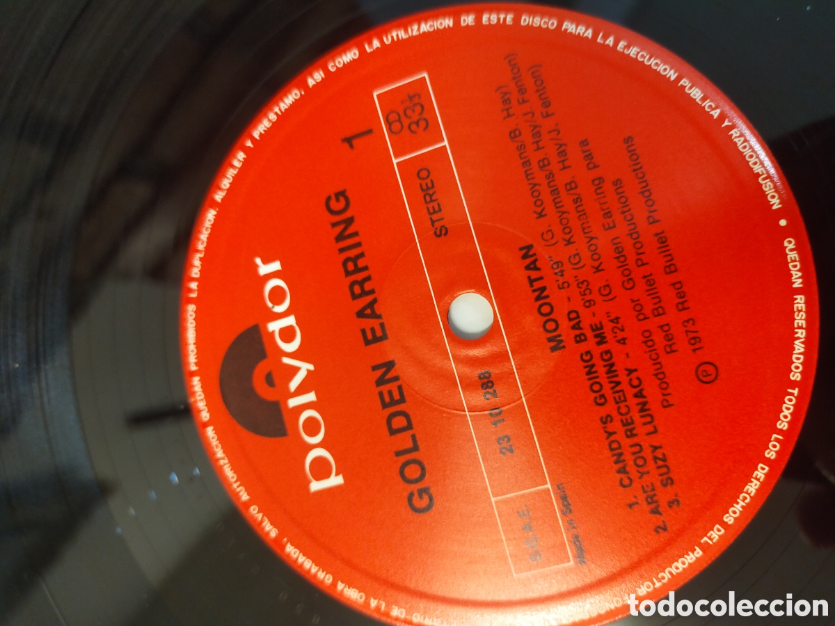 Discos de vinilo: Vinilo Golden Earring - Moontan - Foto 7