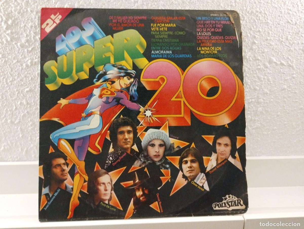 Discos de vinilo: Disco de Vinilo de Compilado varios artistas &rdquo;Los Super 20&rdquo;