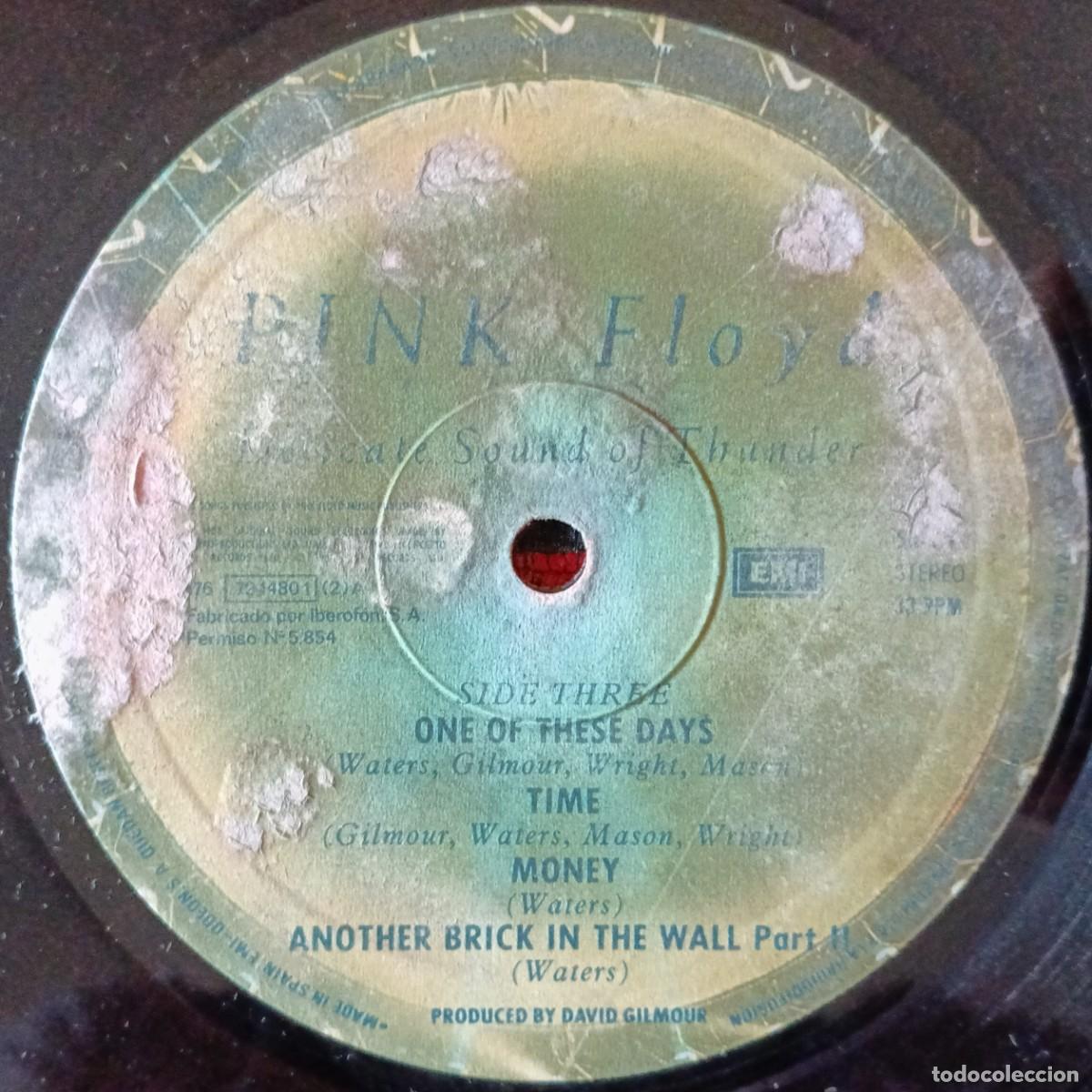 Discos de vinilo: PINK FLOYD **Delicate Sound Of Thunder** VINILO LP 1988 (SOLO EL VINILO 2, SIN PORTADA)