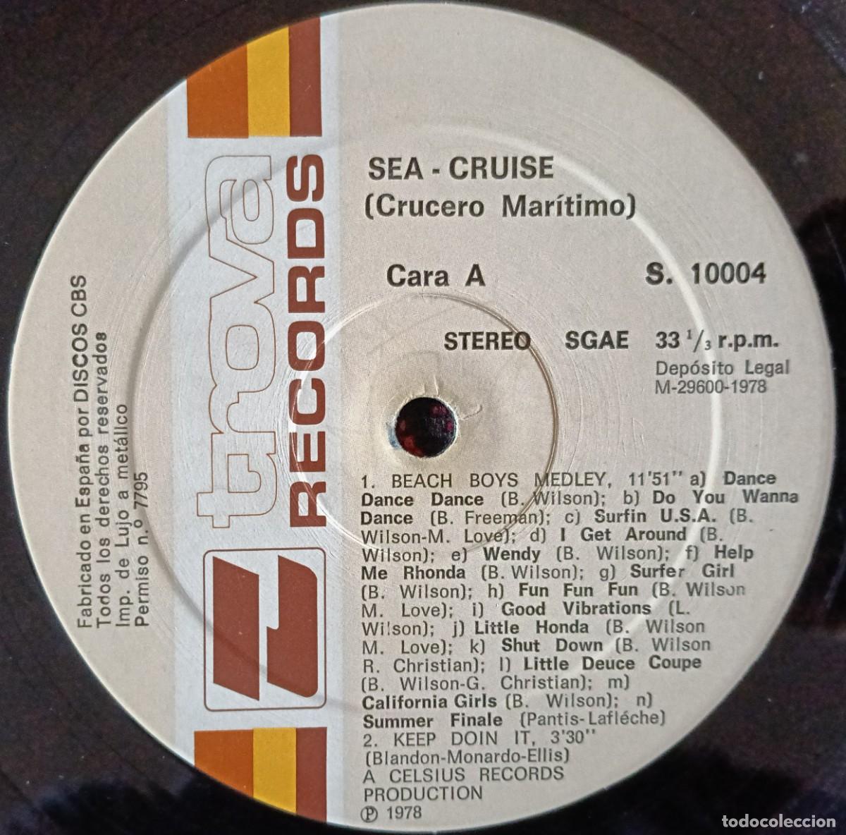 Discos de vinilo: SEA CRUISE **Sea Cruise** VINILO LP 1978 (SIN PORTADA)