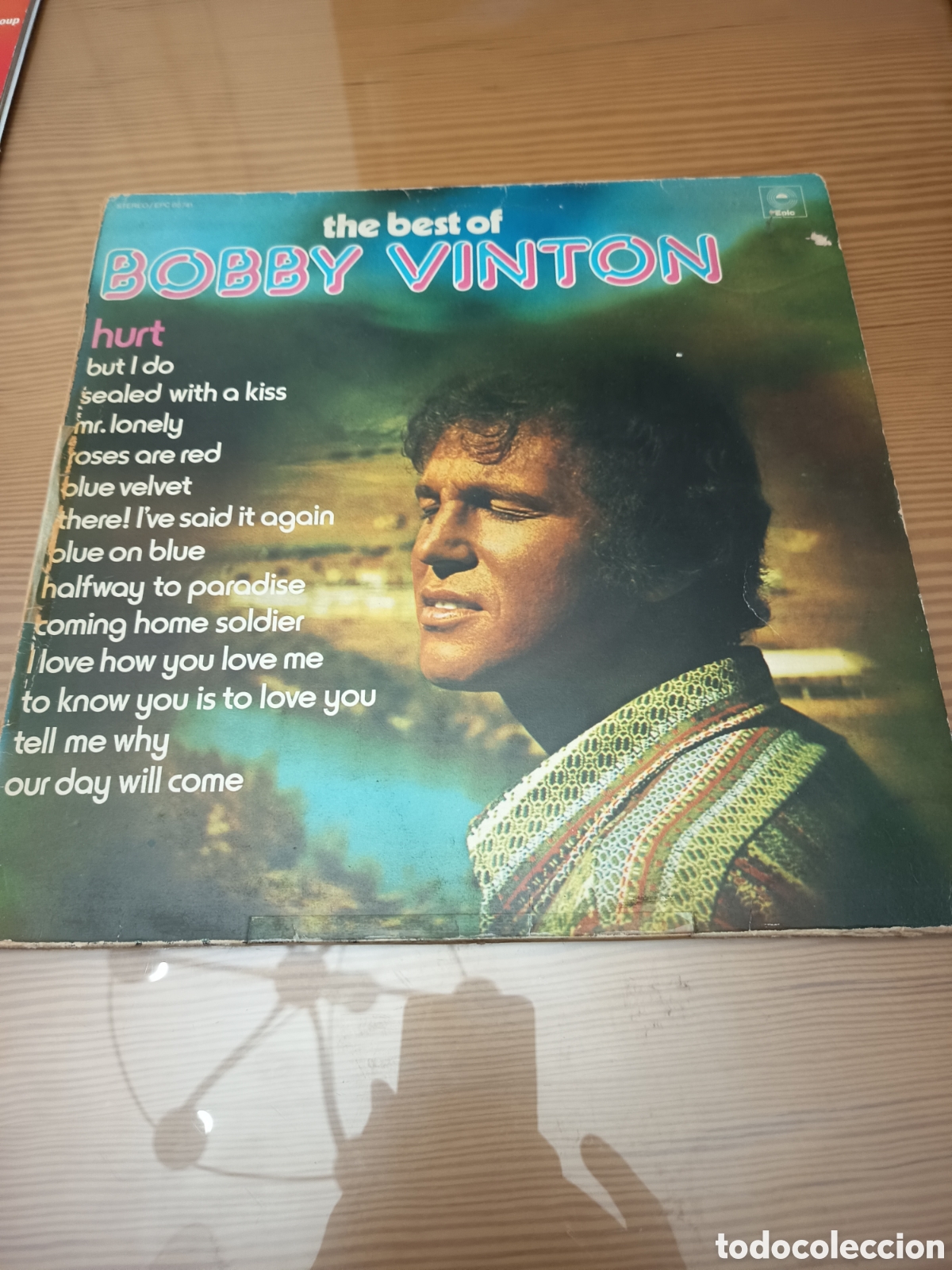 Discos de vinilo: Disco vinilo LP de Bobby Vinton &rdquo; The Best Of ... &rdquo; ,buen estado