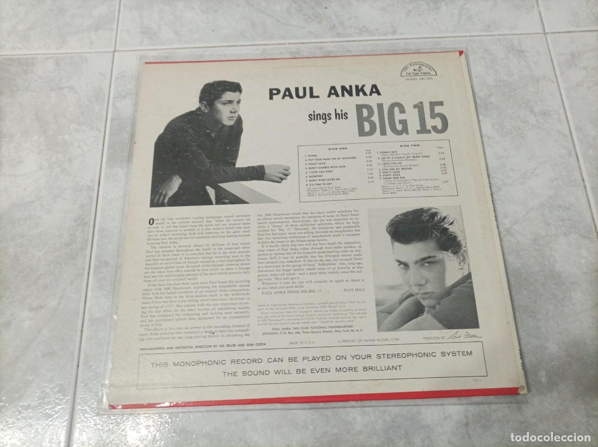 Discos de vinilo: Paul Anka lp original americano - Foto 2
