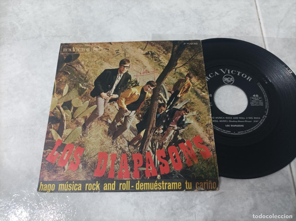 Discos de vinilo: Los Diapasons single 1967 - Foto 2