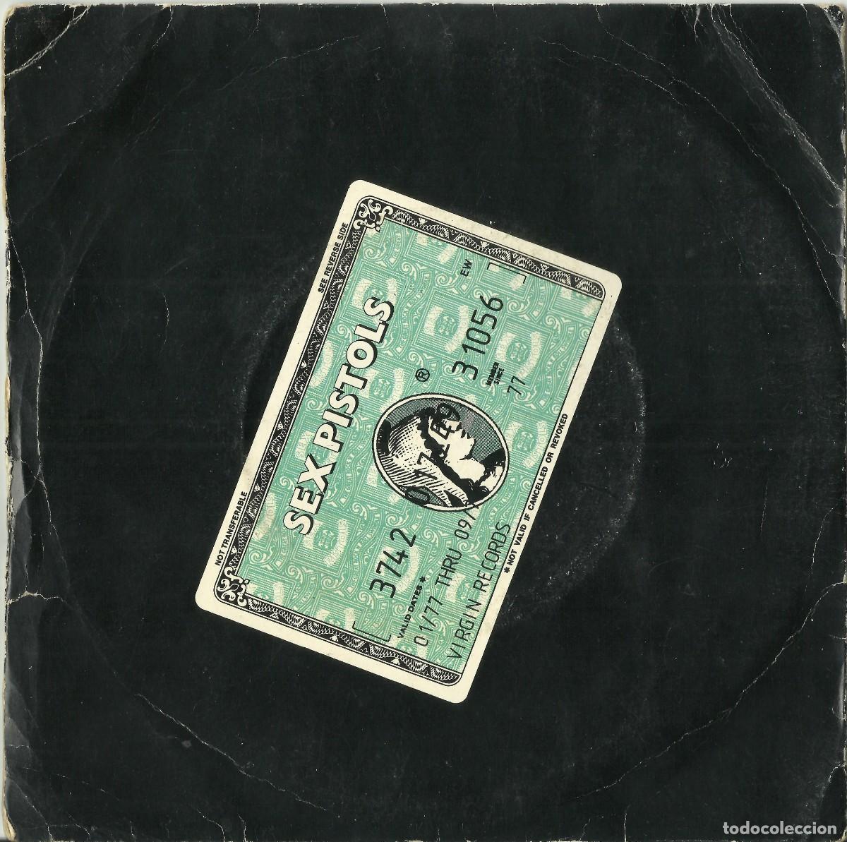 Discos de vinilo: SEX PISTOLS single 1979