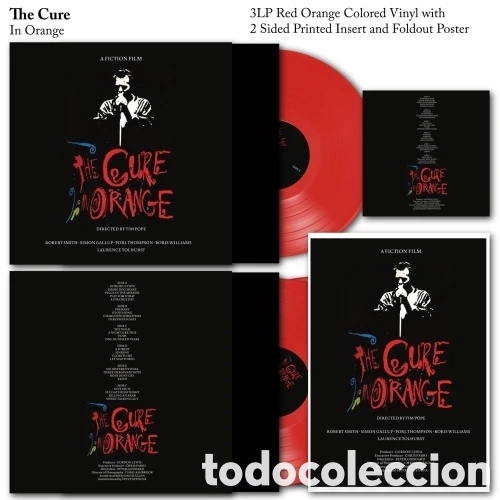 Discos de vinilo: THE CURE - IN ORANGE 3LP + POSTER - Foto 2