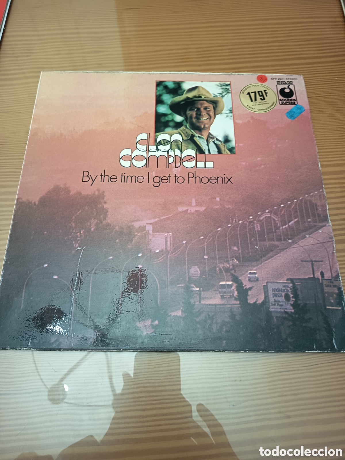 Discos de vinilo: Disco vinilo LP de Glen Campbell &rdquo; By The Time I Get To Phoenix &rdquo; ,buen estado