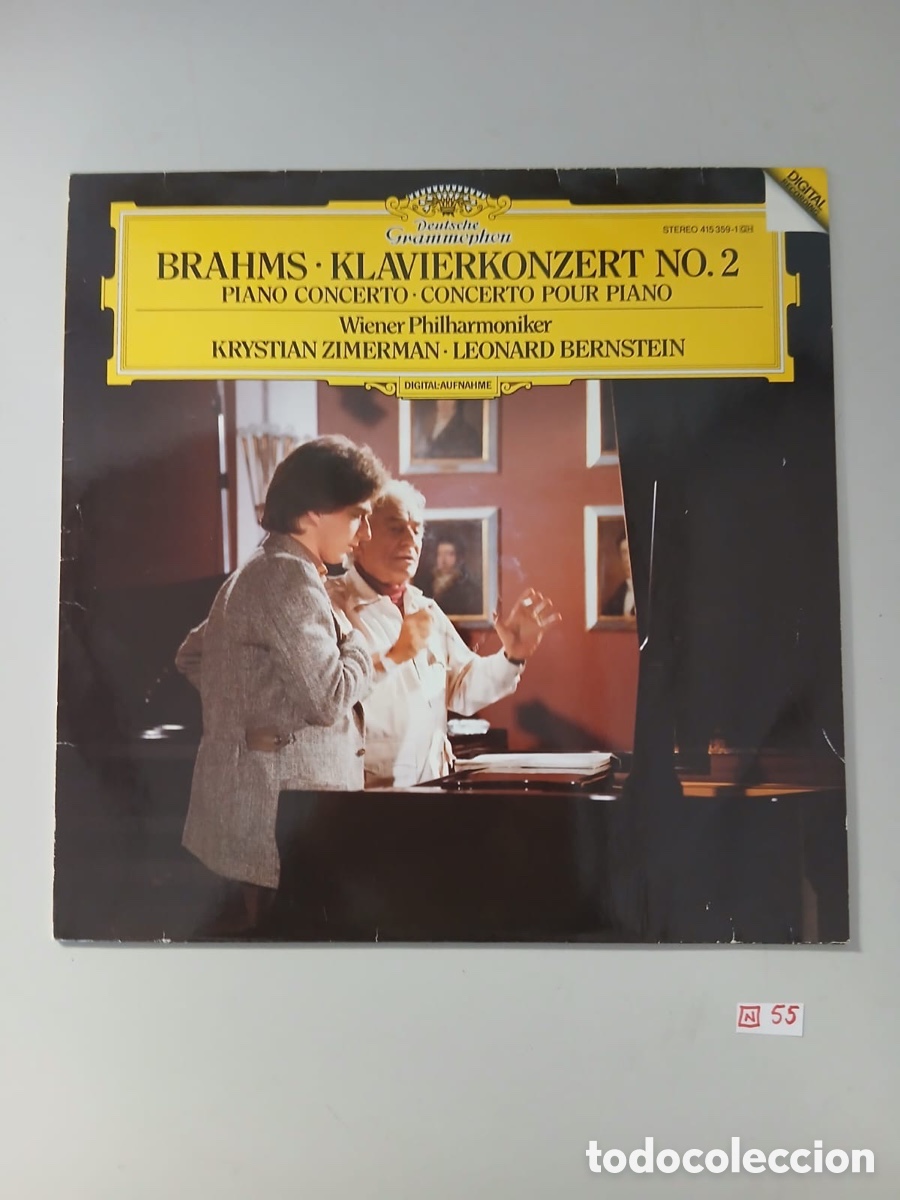 Discos de vinilo: Vinilo brahms KLAVIERKONZERT