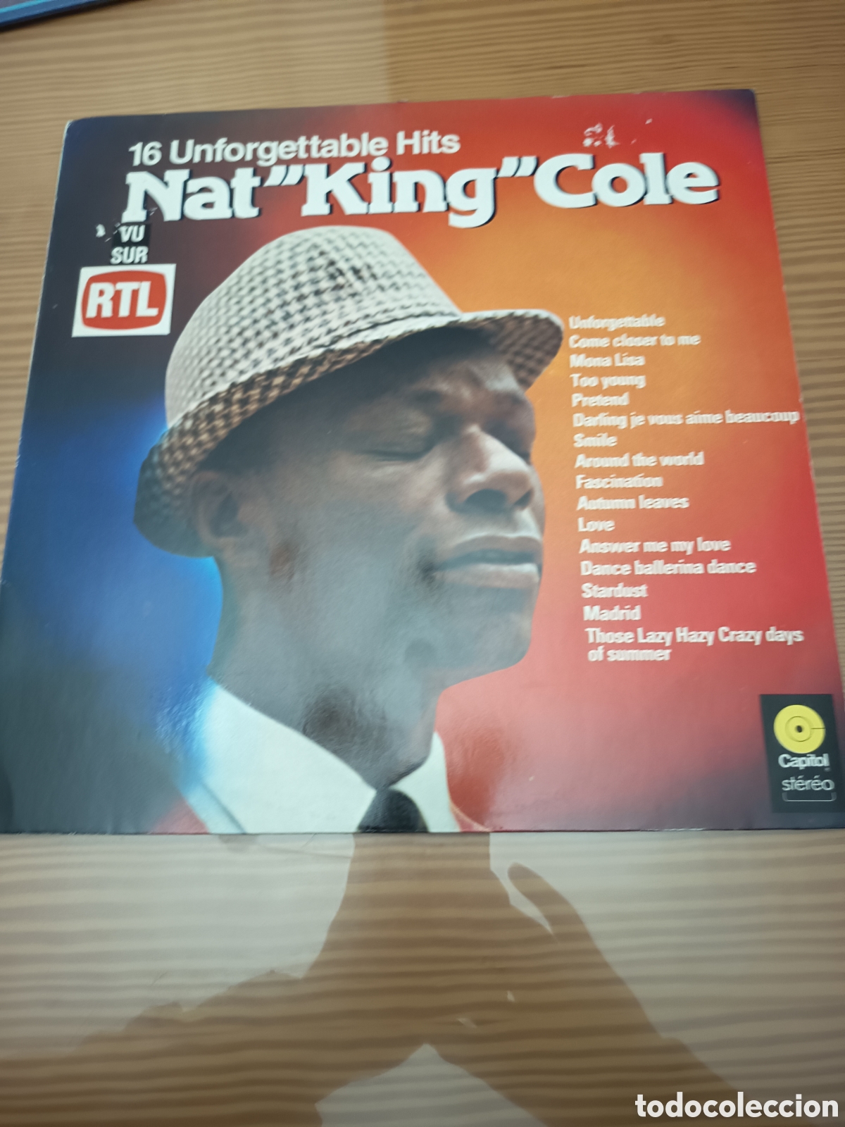 Discos de vinilo: Disco vinilo LP de Nat King Cole &rdquo; 16 unforgettable Hits &rdquo; muy buen estado
