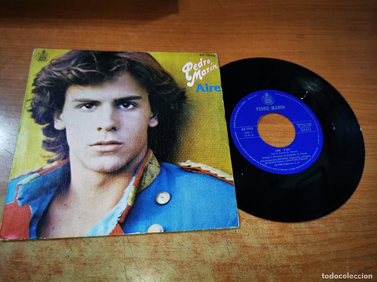 Discos de vinilo: PEDRO MARIN Aire / Sha la la la &iexcl;animate! SINGLE VINILO DEL A&Ntilde;O 1980 CONTIENE 2 TEMAS