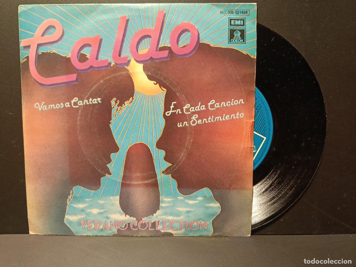 Discos de vinilo: EN CALDO VAMOS A CANTAR + EN CADA CANCION UN SENTIMIENTO SINGLE EMI 1978 PEPETO