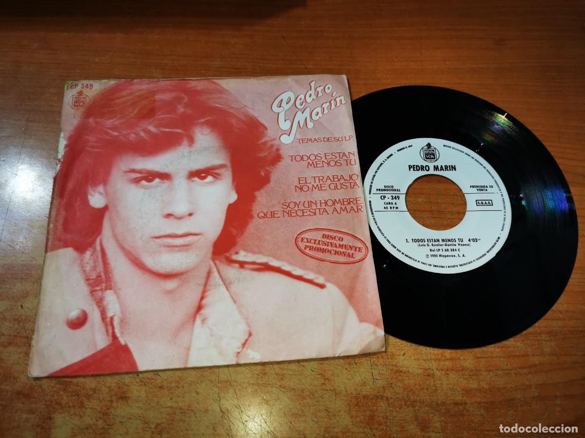 Discos de vinilo: PEDRO MARIN Todos estan menos tu EP VINILO PROMO DEL A&Ntilde;O 1980 CONTIENE 3 TEMAS