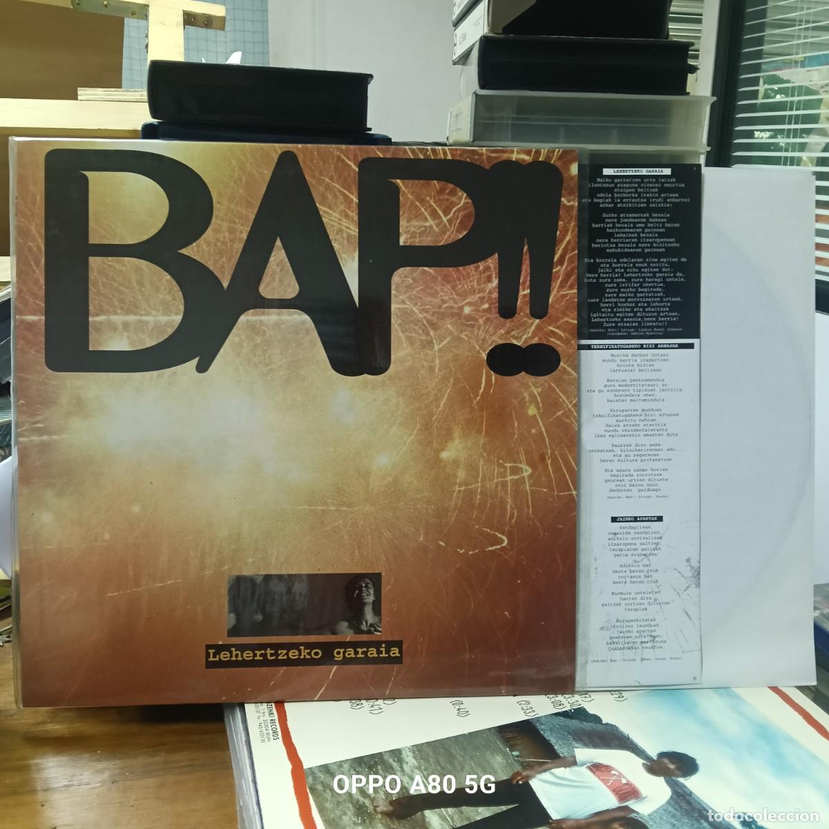 Discos de vinilo: BAP! - LEHERTZEKO GARAIA REF. EO 051 - PERFECTO - Foto 1