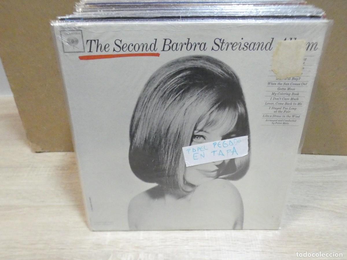 Discos de vinilo: ARKANSAS1980 PACC822 VINILO LEVE USO AUN CORRECTO BARBARA STREISAND PAPEL PEGADO EN TAPA