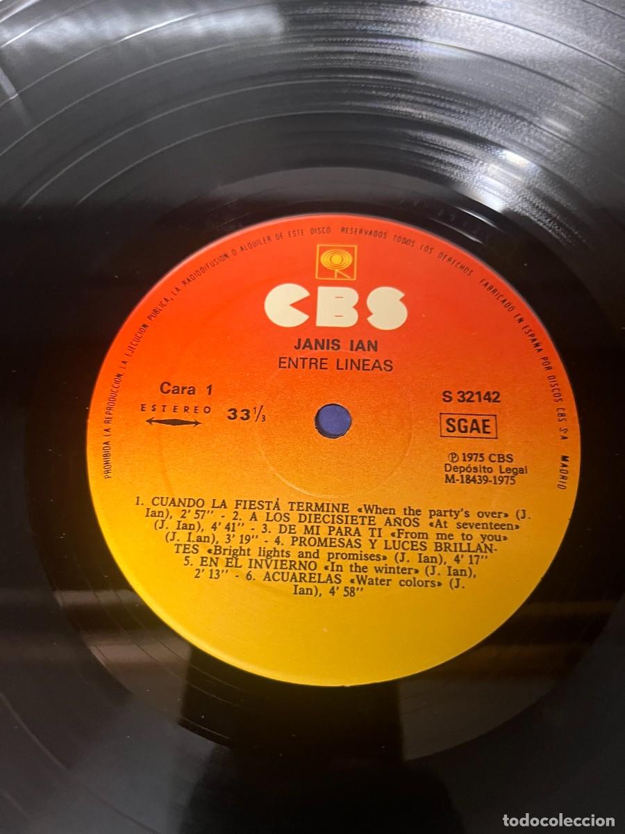 Discos de vinilo: Janis Ian Between The Lines - Foto 4