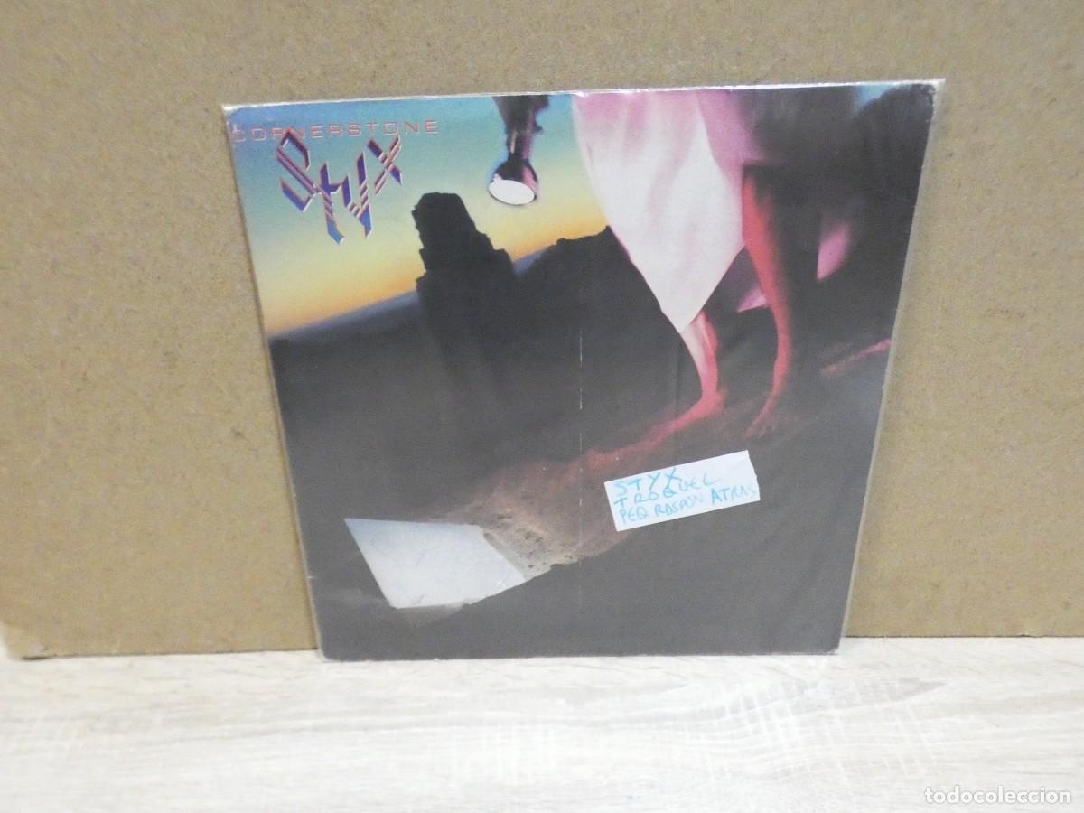 Discos de vinilo: ARKANSAS1980 PACC822 VINILO BUEN ESTADO STYX TROQUELADO PEQUE&Ntilde;O PELADO ATRAS