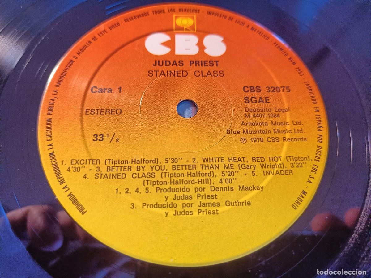 Discos de vinilo: Judas Priest &ndash; Stained Class. VG+ / VG+. 6 FOTOS. - Foto 4