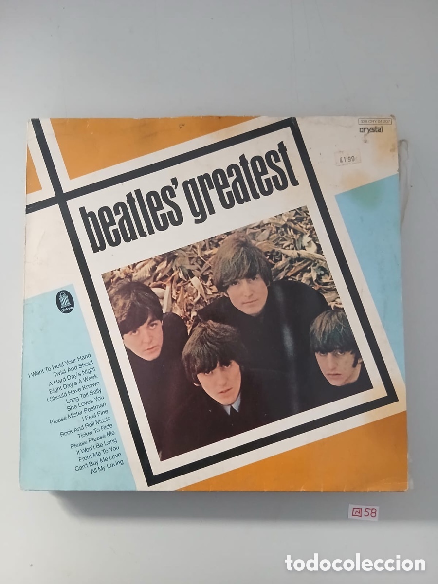 Discos de vinilo: Disco de vinilos beatles greatest - Foto 1