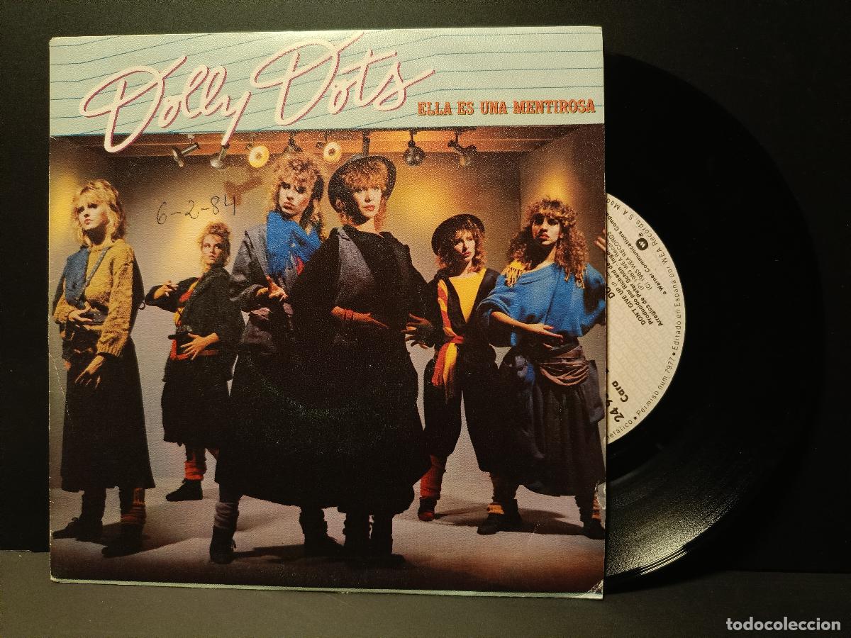 Discos de vinilo: DOLLY DOTS ELLA ES UNA MENTIROSA+1 SINGLE PROMO 1983 PEPETO