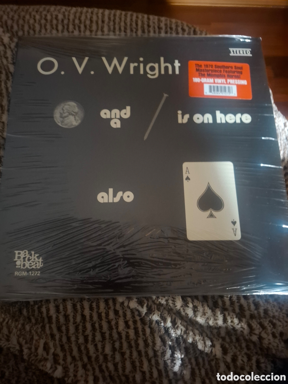 Discos de vinilo: O.V. Wright A Nickle and a Nail And Ace Of Spades reed 180 grs
