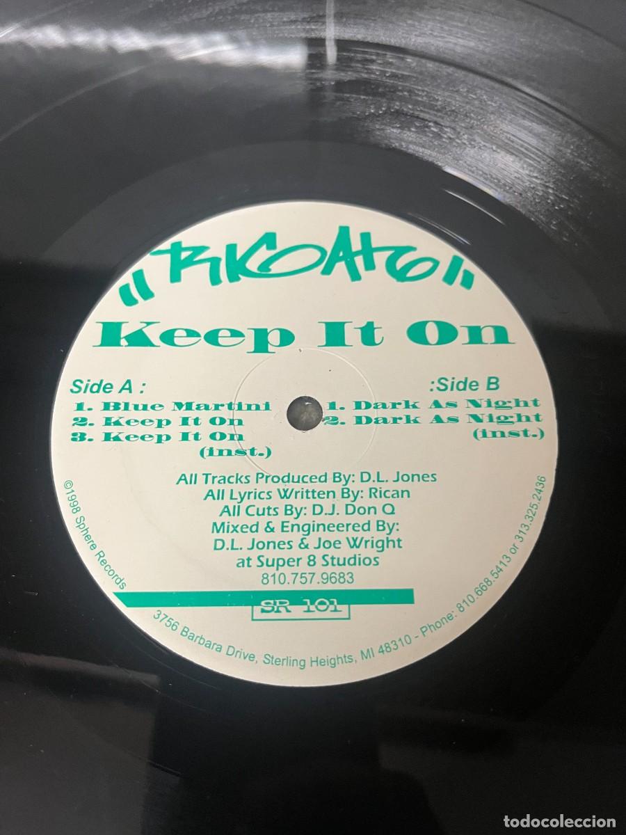 Discos de vinilo: Rican Blue Martini / Keep It On / Dark As Night - Foto 3