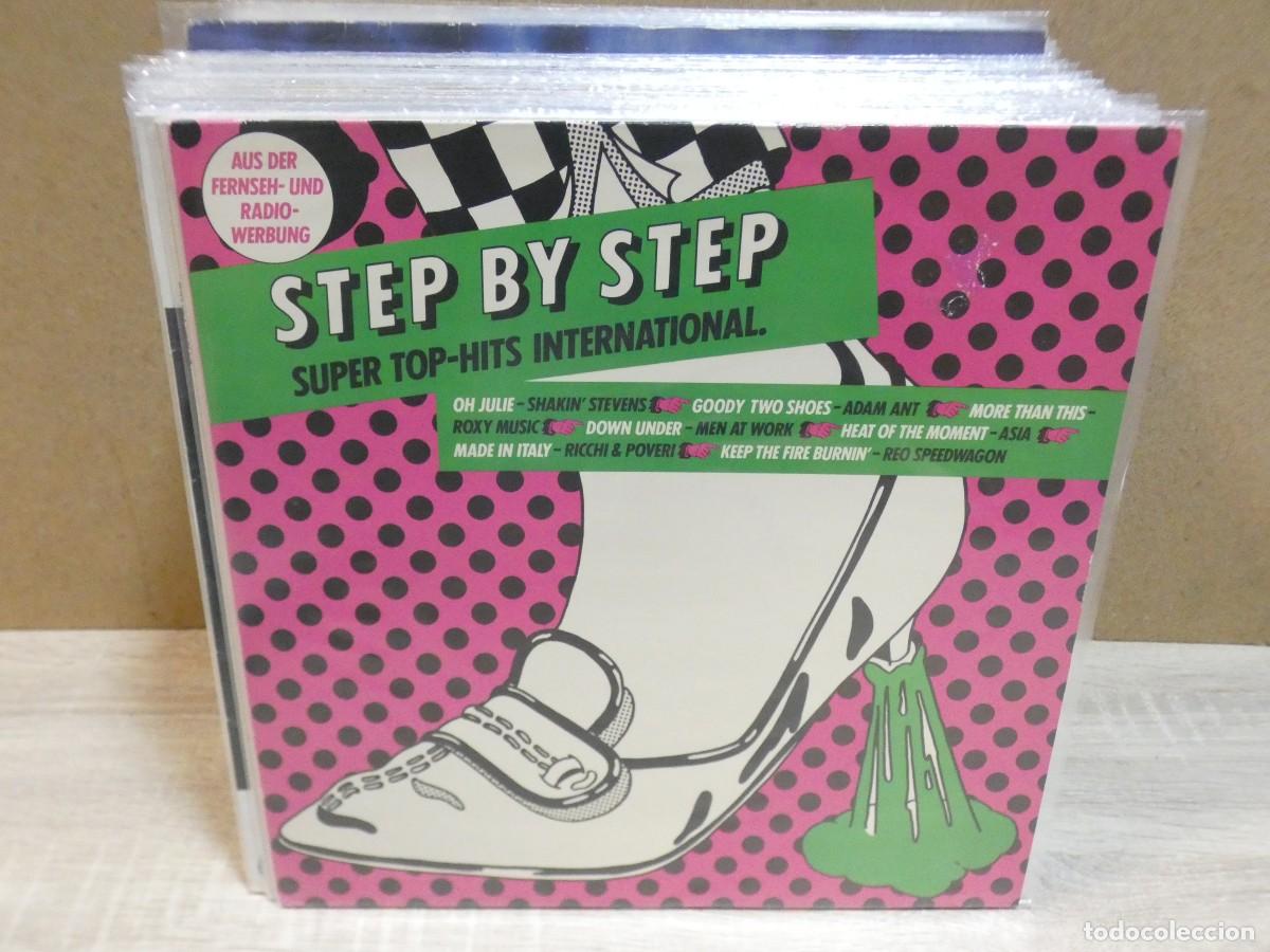 Discos de vinilo: ARKANSAS1980 BOXX801 VINILO BUEN ESTADO RECOP TOP HITS STEP BY STEP