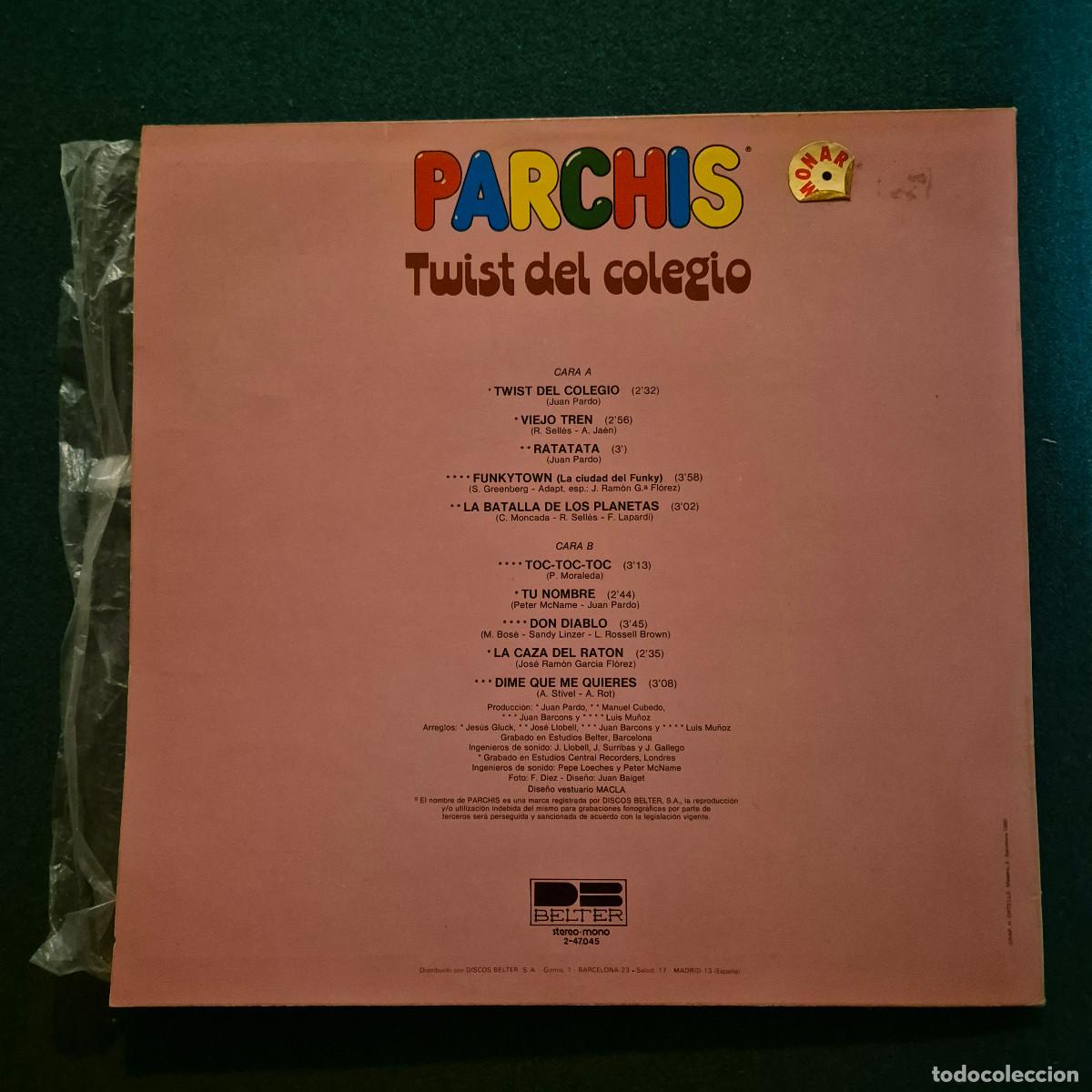 Discos de vinilo: Parchis &ndash; Twist Del Colegio - Foto 2