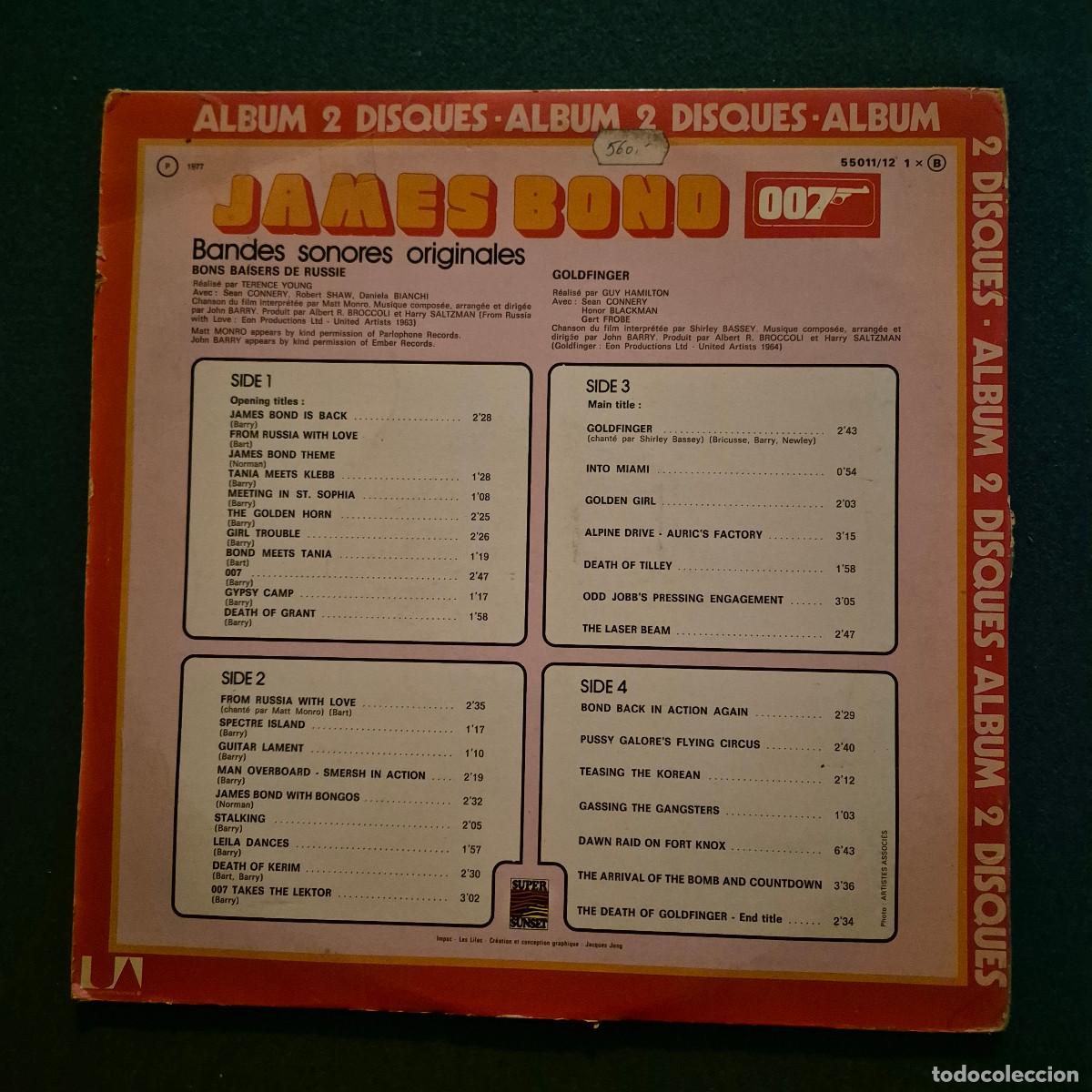 Discos de vinilo: John Barry &ndash; James Bond 007 - Foto 2