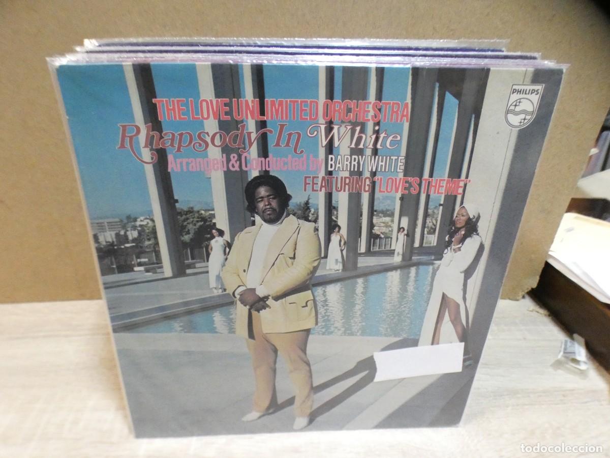Disques de vinyle: ARKANSAS1980 BOXX801 VINILO LEVE USO AUN CORRECTO LOVE UNLIMITED ORCHESTRA RHAPSODY IN WHITE