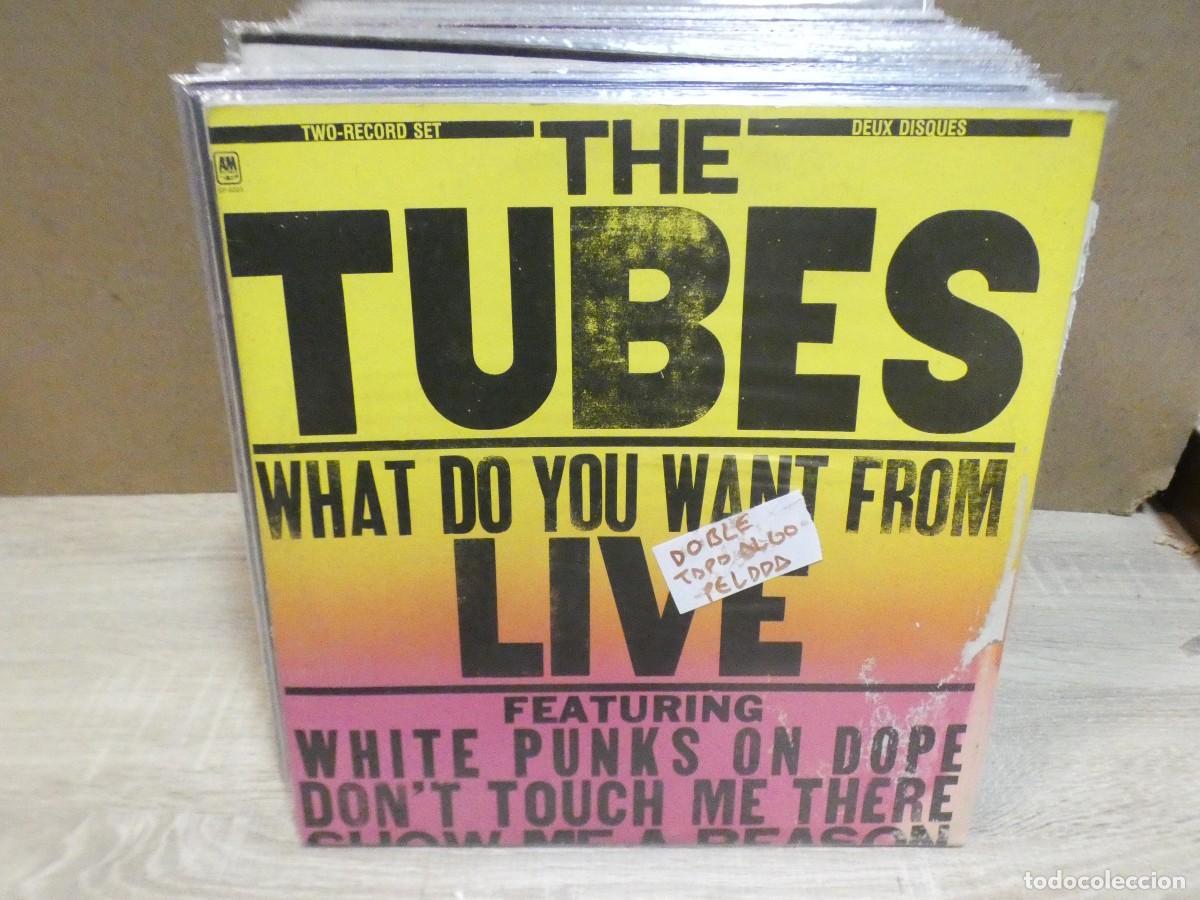 Discos de vinil: ARKANSAS1980 PACC806 VINILO BUEN ESTADO THE TUBES DOBLE LP TAPA ALGO PELADA