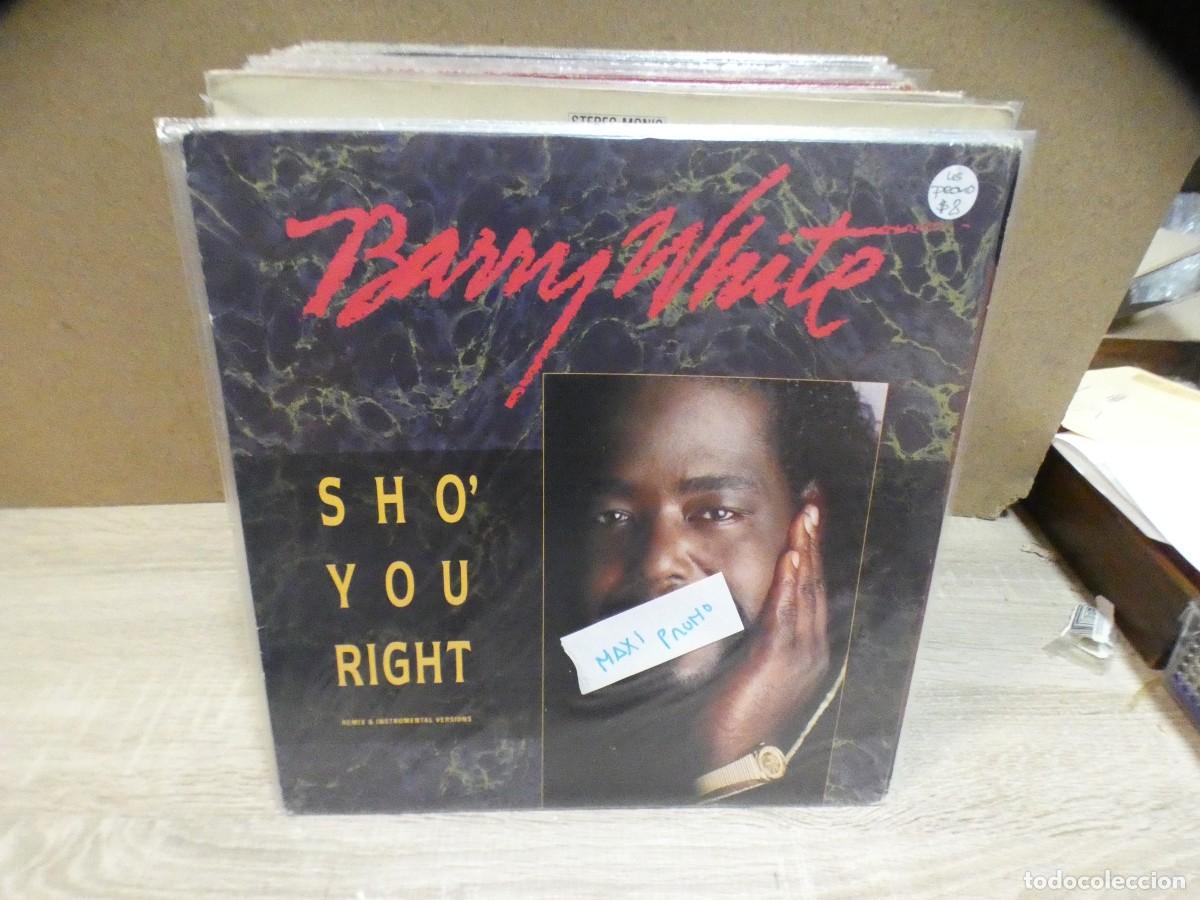 Discos de vinilo: ARKANSAS1980 LOTT799 VINILO BUEN ESTADO BARRY WHITE MAXI PROMO