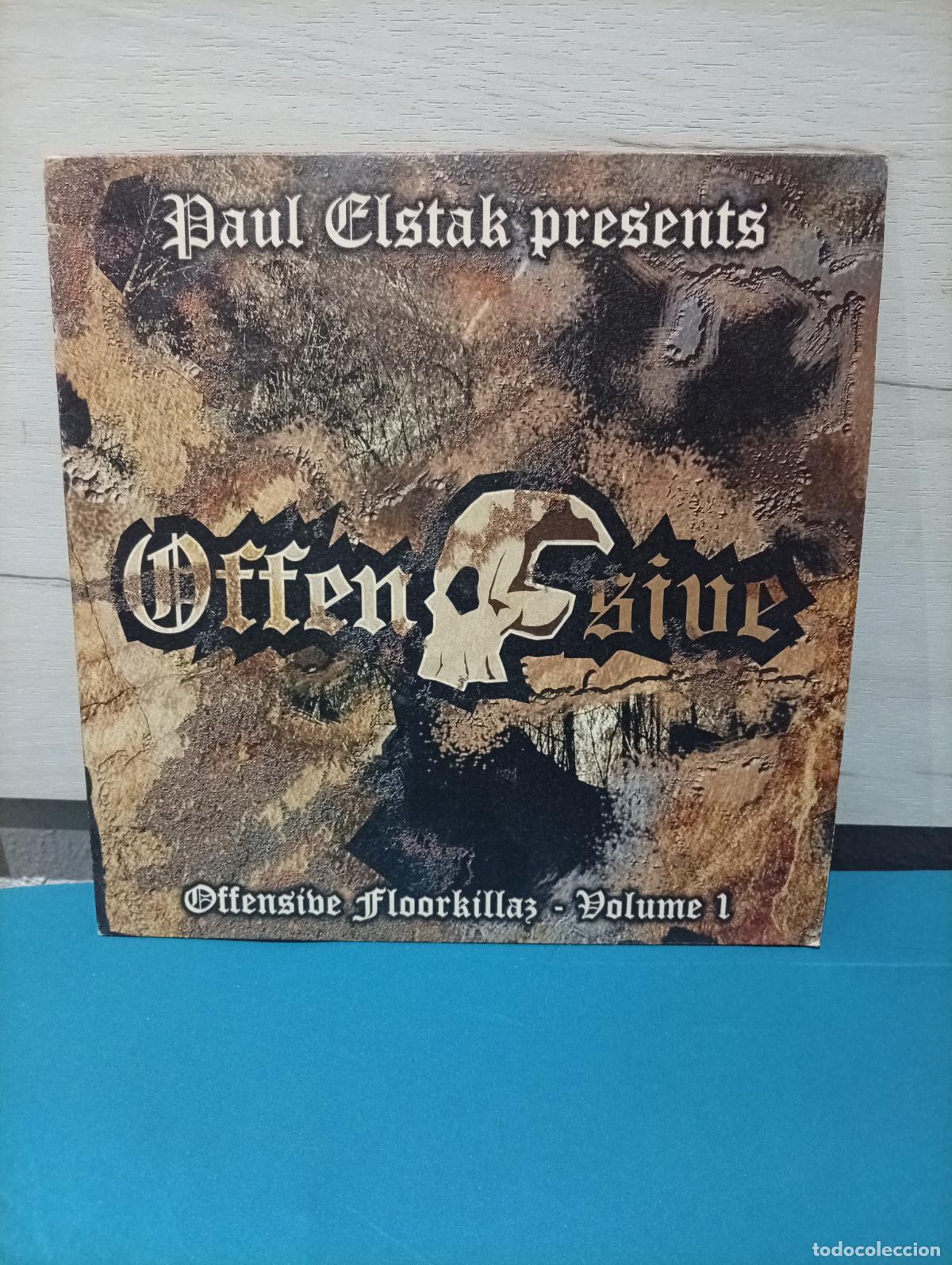 Discos de vinilo: Paul Elstak &ndash; Offensive Floorkillaz - Volume 1 - Foto 1