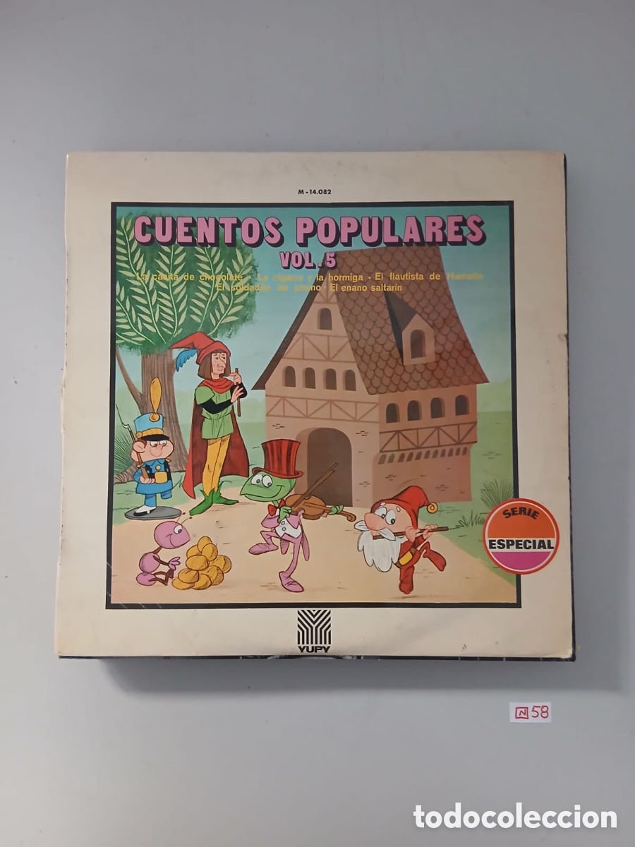 Discos de vinilo: Vinilo cuentos populares vol 5 - Foto 1