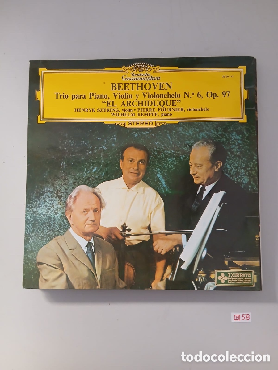 Discos de vinilo: Disco de vinilo beethoven - Foto 1