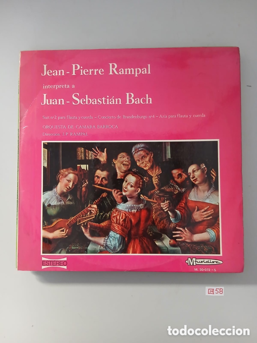 Discos de vinilo: Disco de vinilo jean pierre rampal