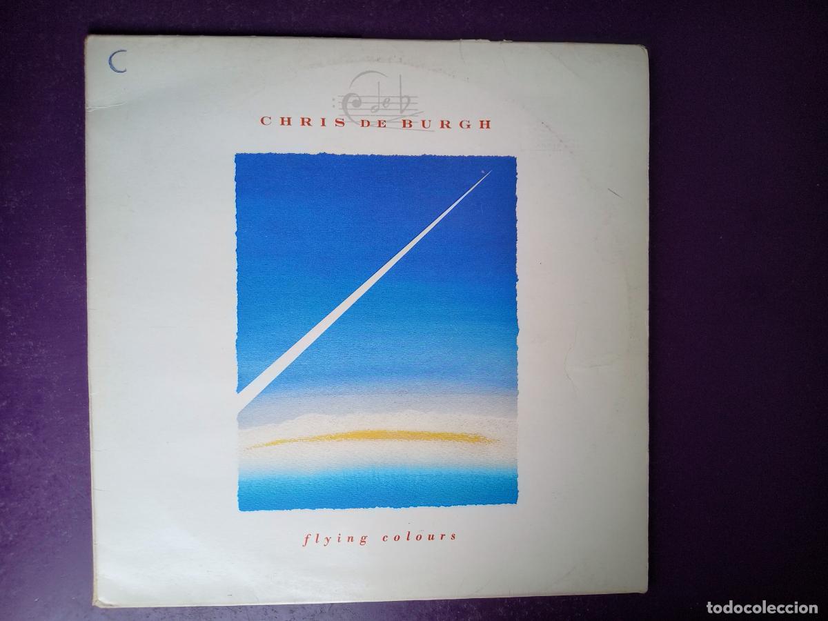 Discos de vinilo: CHRIS DE BURGH &ndash; FLYING COLOURS - LP A&M 1986 - POP ROCK 70'S MUY POCO USO