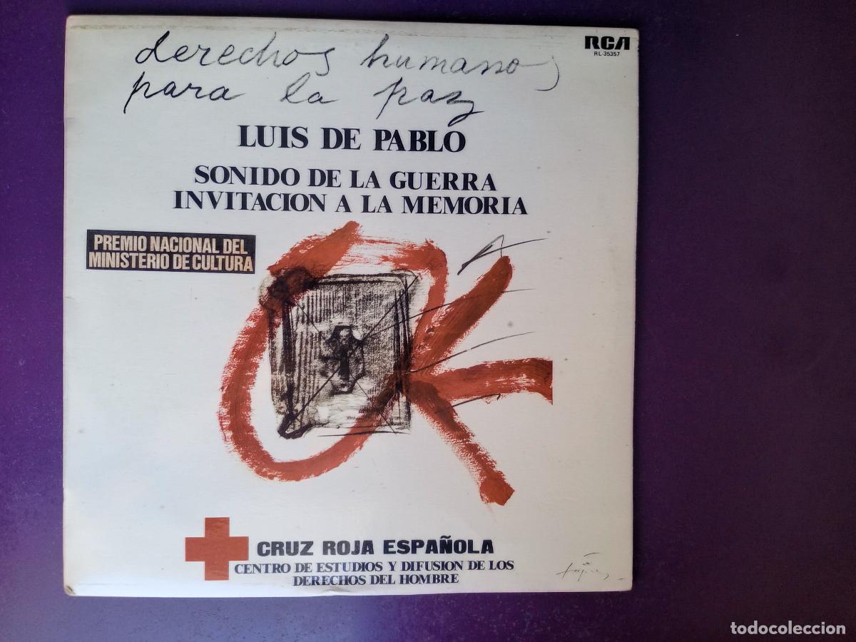 Discos de vinilo: Luis de Pablo - Grupo Koan &lrm;&ndash; Sonido De La Guerra / Invitacion A La Memoria LP RCA 1981 CONTEMPORAN