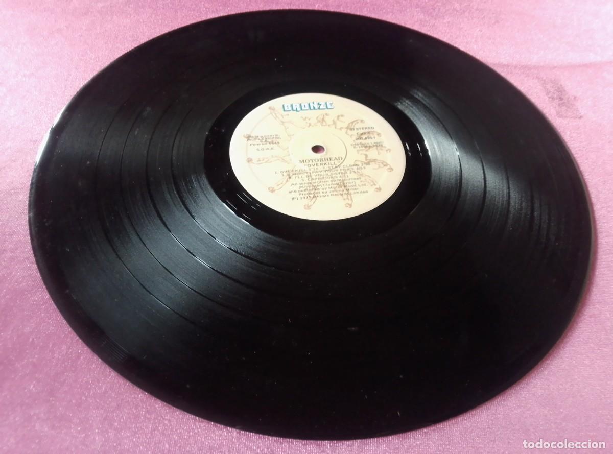 Discos de vinilo: MOTORHEAD OVERKILL 1979 LP L3 2 43 - Foto 3