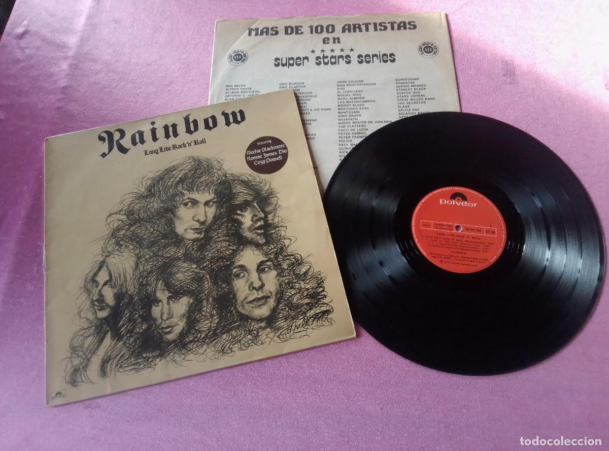 Discos de vinilo: RAINBOW LONG LIVE ROCK N ROLL 1978 LP L3 2 43