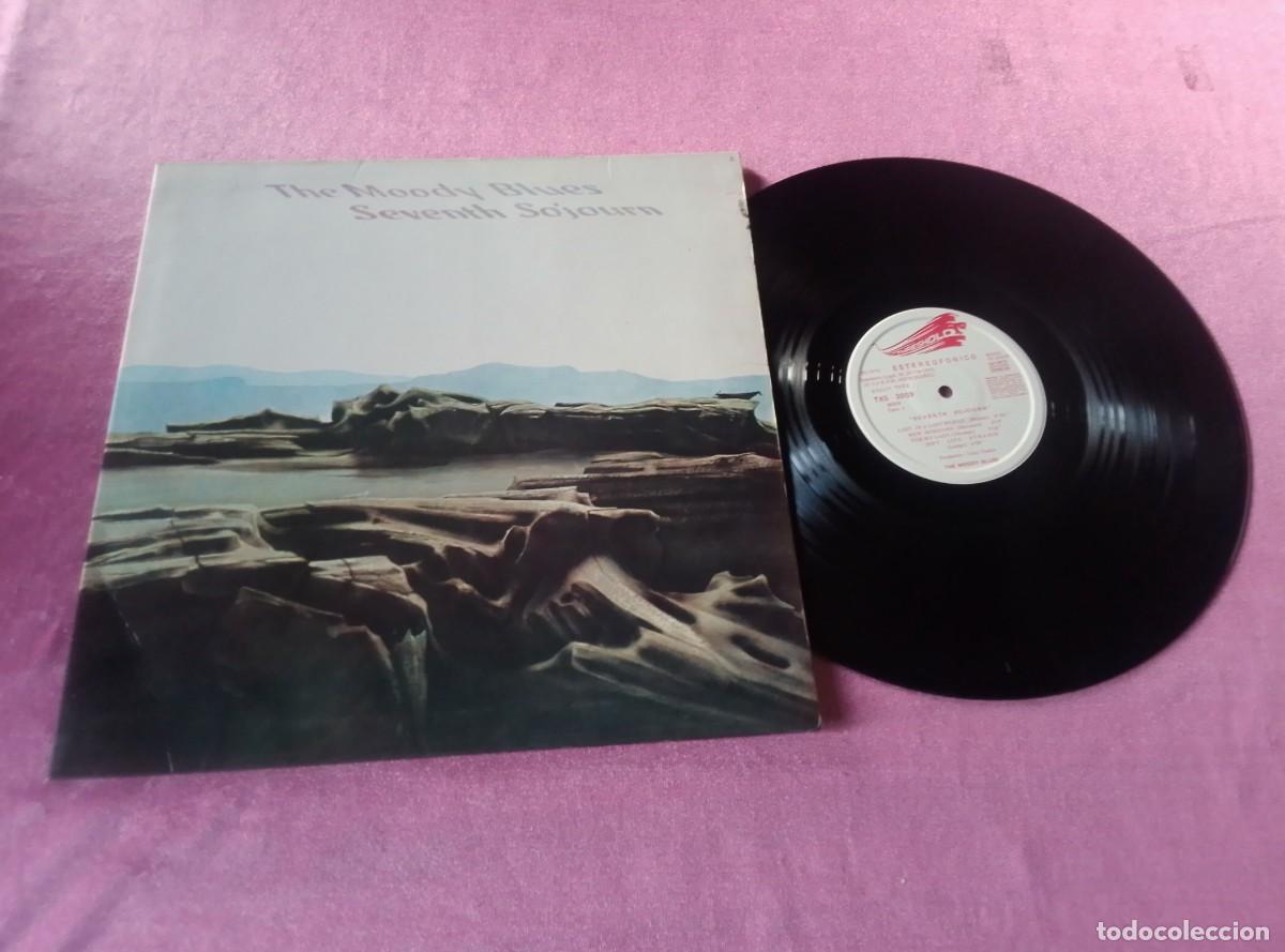 Discos de vinilo: THE MOODY BLUES SEVENTH SOJOURN 1972 LP L3 2 43