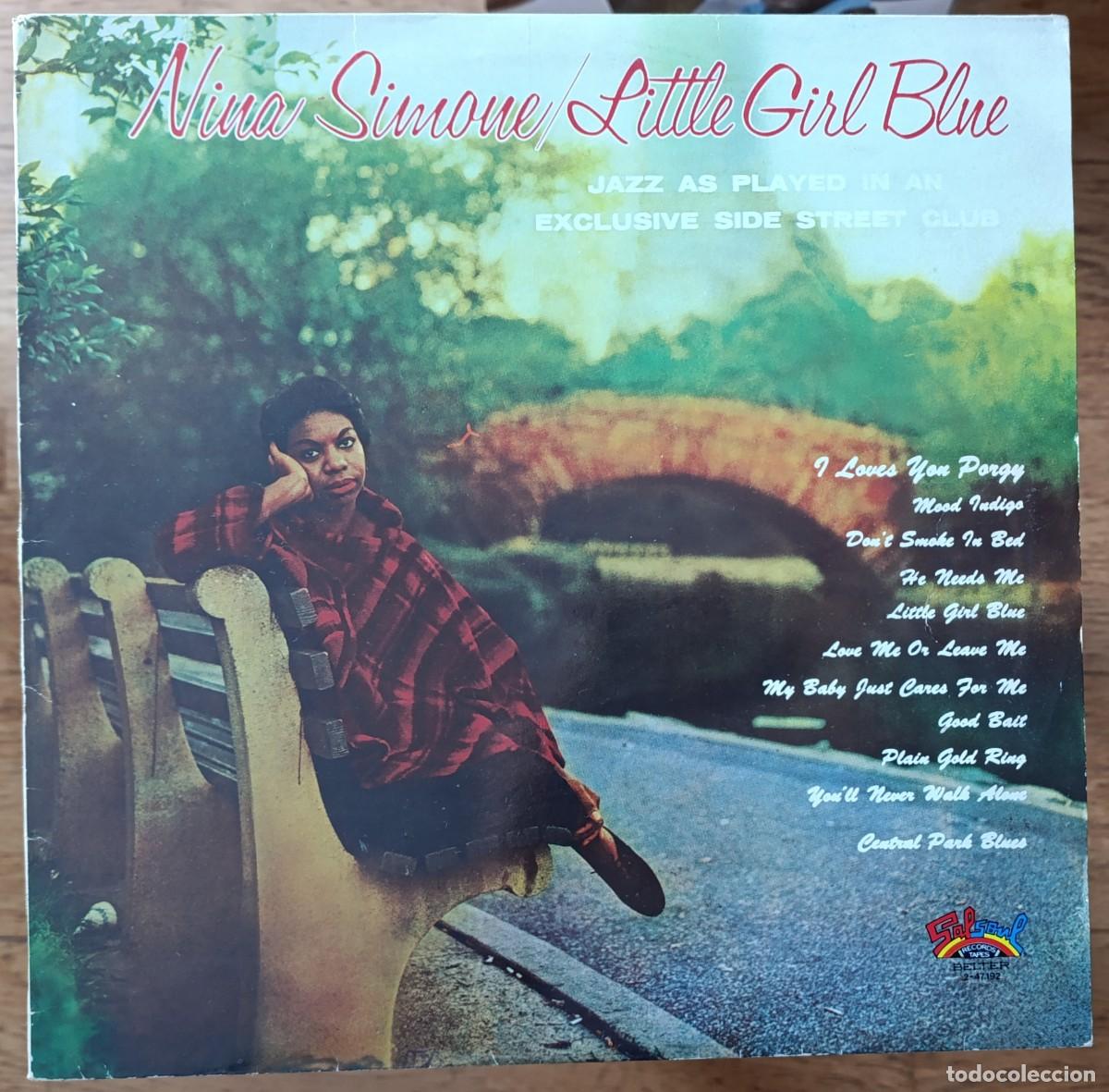Discos de vinilo: NINA SIMONE &lrm;&ndash; LITTLE GIRL BLUE LP 1959 (1982) SAL SOUL SPAIN -SOUL JAZZ