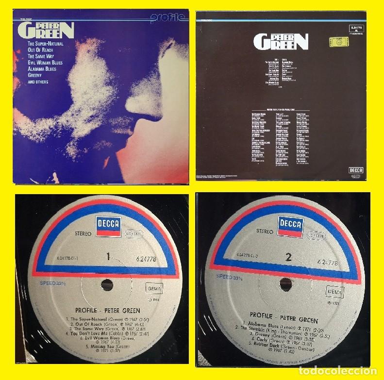 Discos de vinilo: PETER GREEN ~ profile 1981 FLEEWOOD MAC, great blues guitar ! RARE ORG EDT DECCA, IMPECABLE