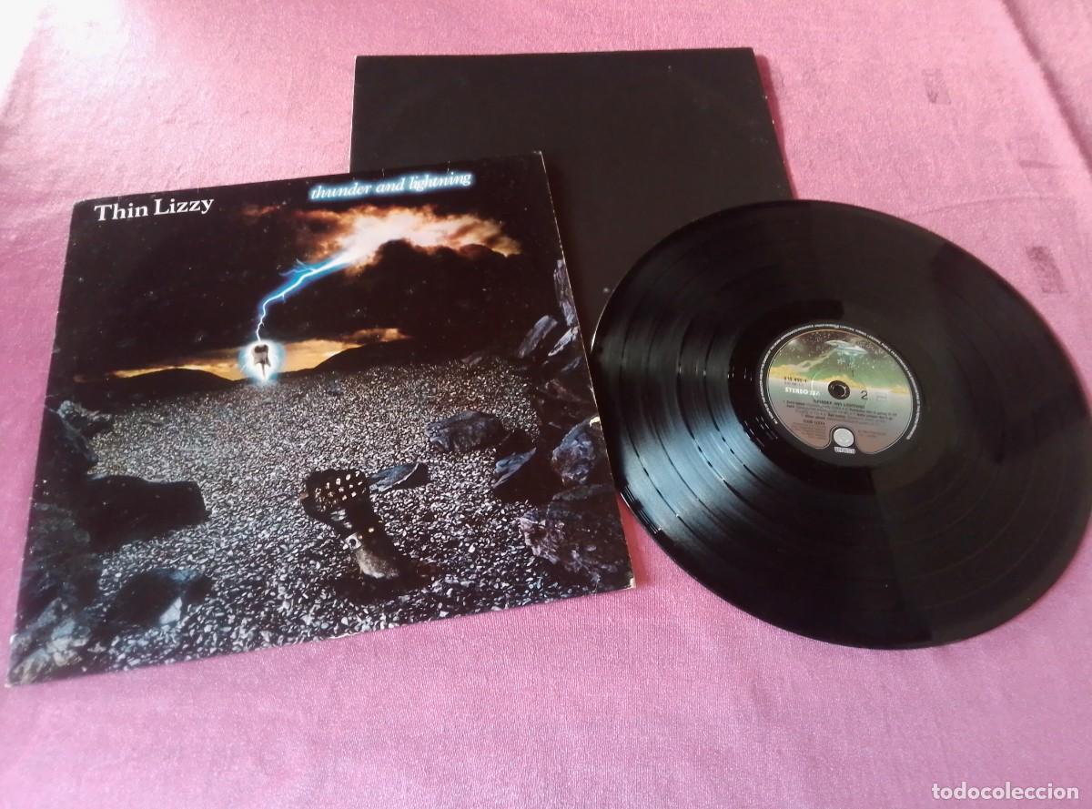 Discos de vinilo: THIN LIZZY THUNDER AND LIGHTNING 1983 LP L3 2 43