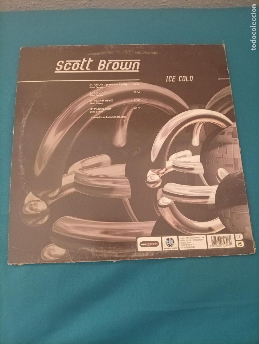 Discos de vinilo: Scott Brown &ndash; Ice Cold - Happy Hardcore - Foto 2