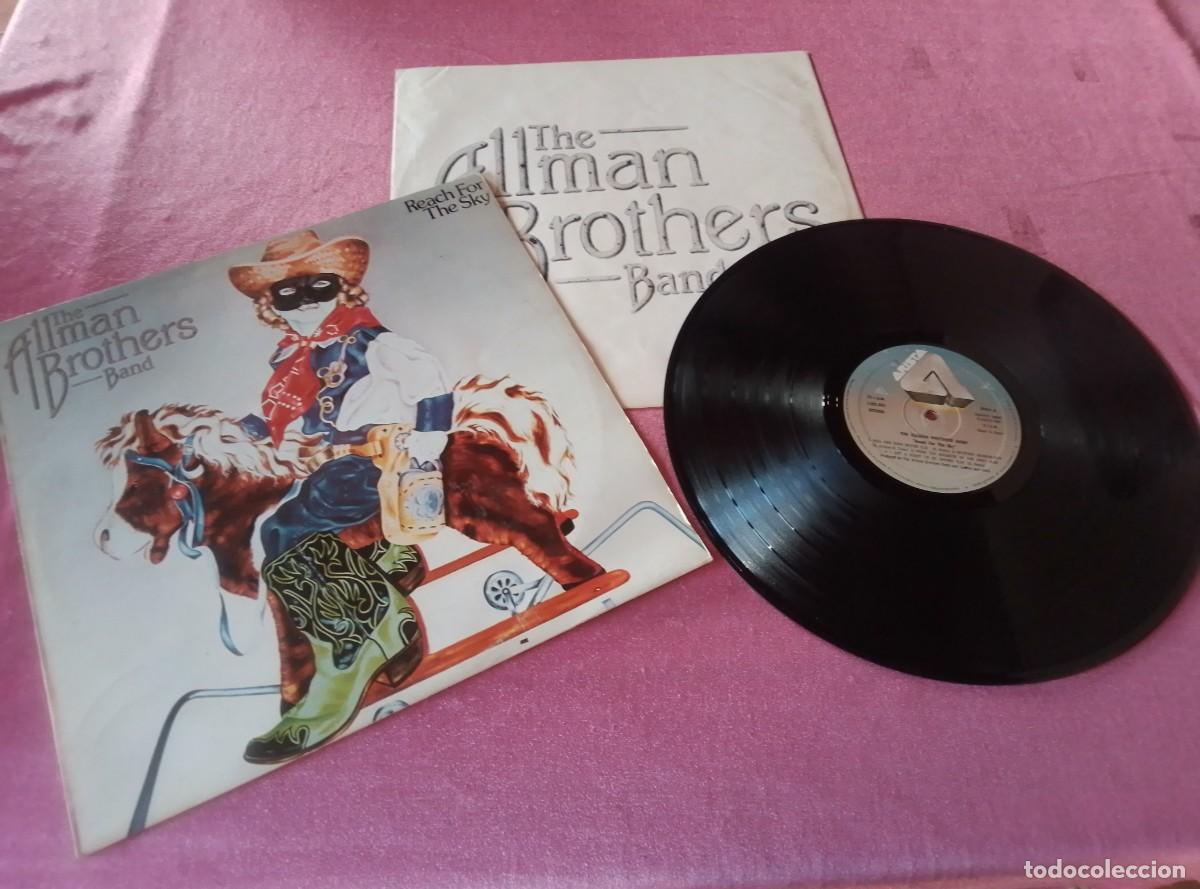 Discos de vinilo: THE ALLMAN BROTHERS BAND REACH FOR THE SKY 1980 LP L3 2 43
