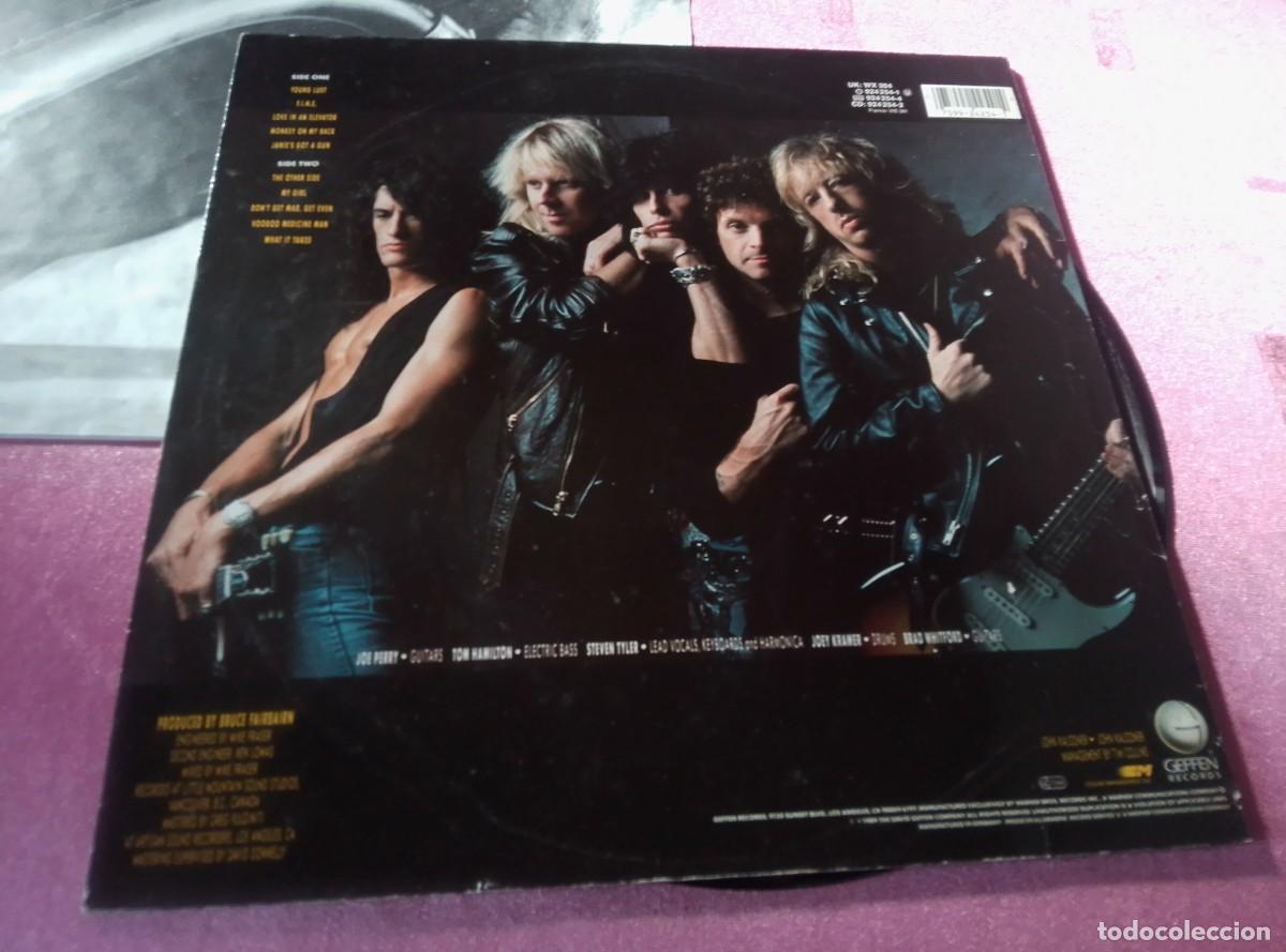 Discos de vinilo: AEROSMITH PUMP 1989 LP L3 2 43 - Foto 2